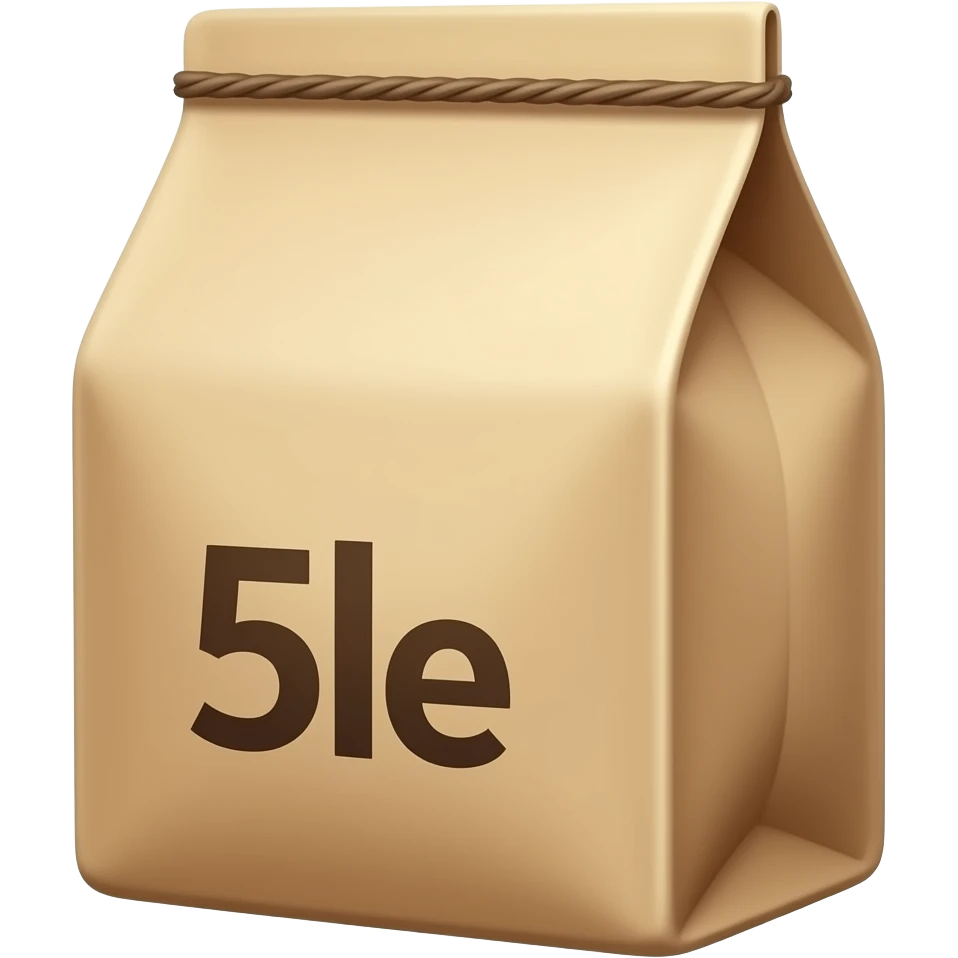 5lb coffee bag emoji