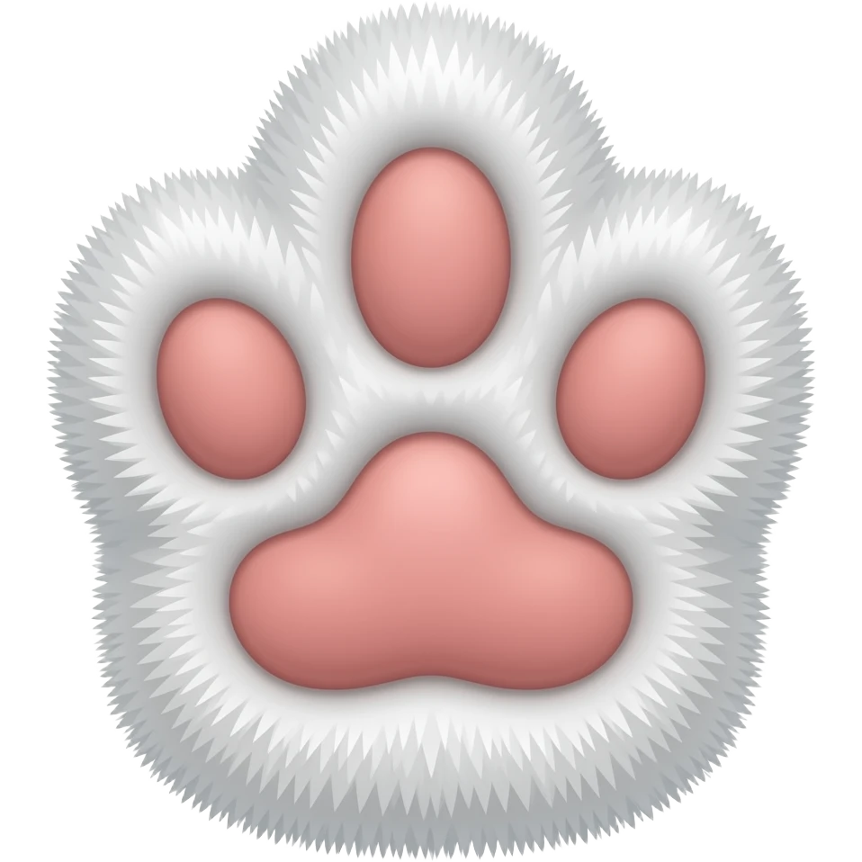 Лапка кролика с внутренней стороны очень пушистая и милая emoji