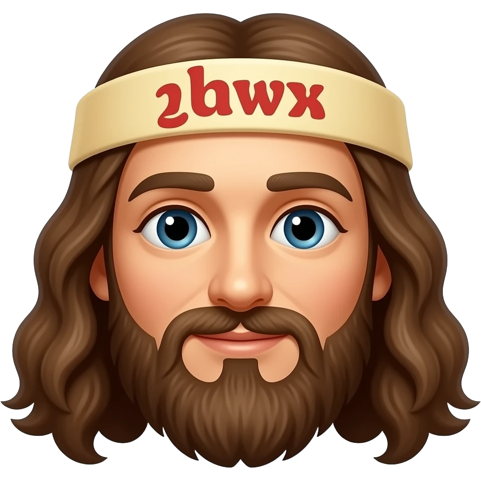 jesus red letters emoji