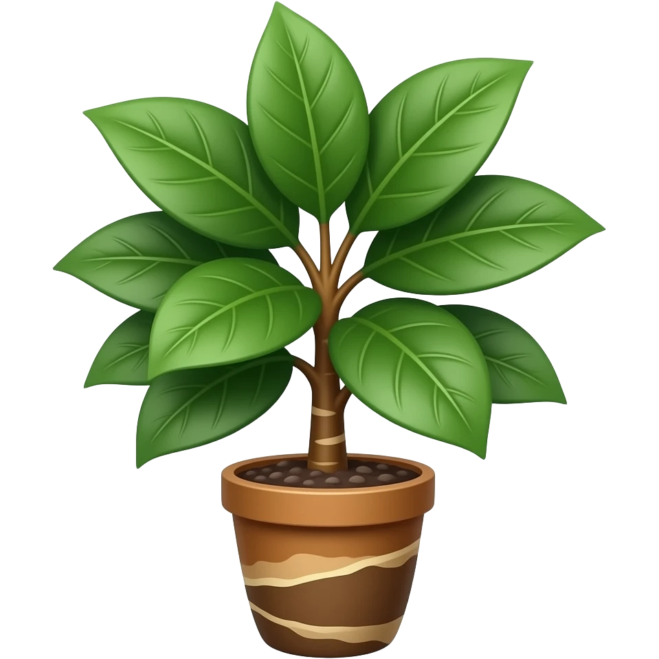 rubber tree emoji
