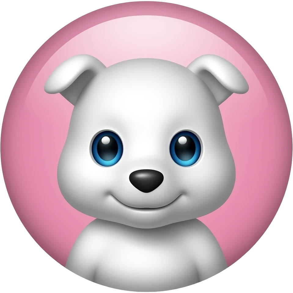 Ljusrosa emoji