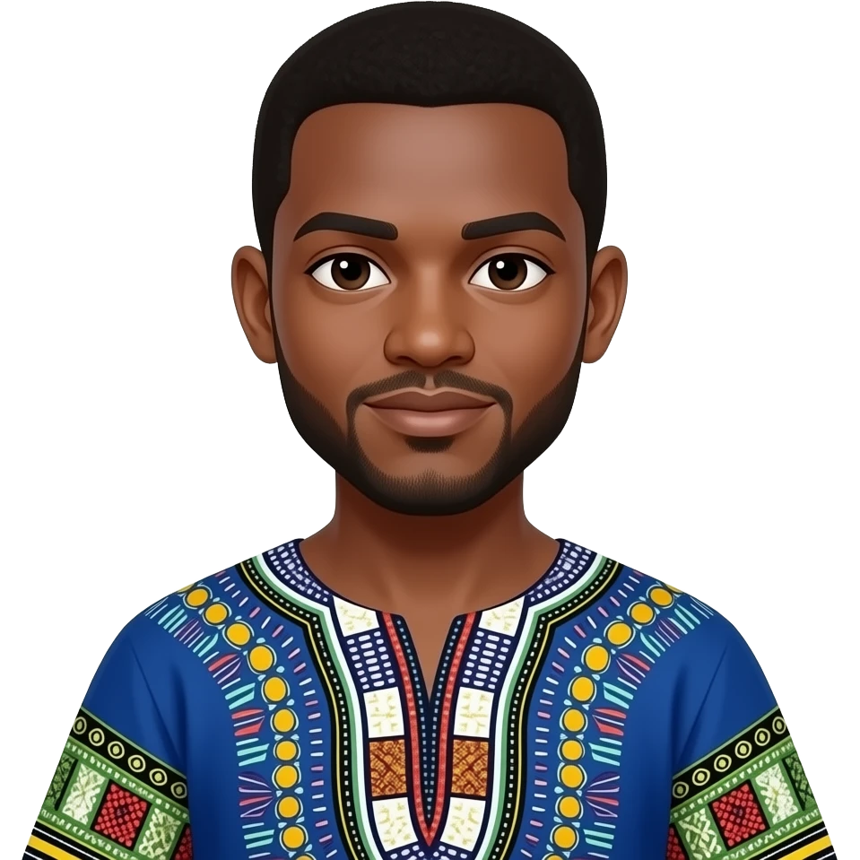 Make someone with Nigerian traditional chlothing emoji