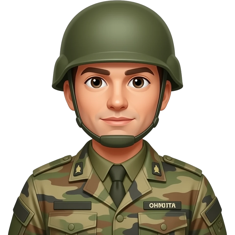 Male soldier emoji