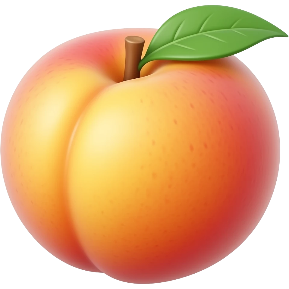 Peach emoji