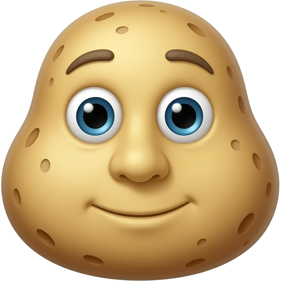 weird potato character emoji