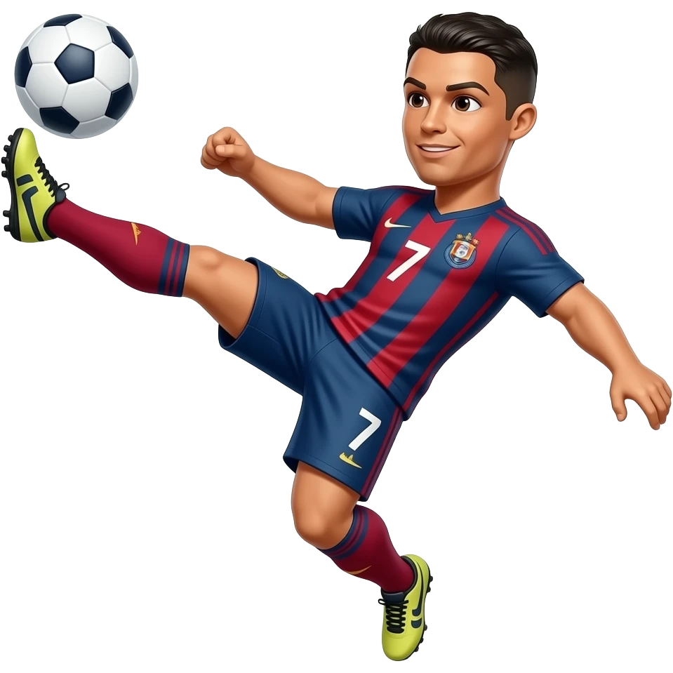 Can you make a ronaldo overhead kick emoji emoji