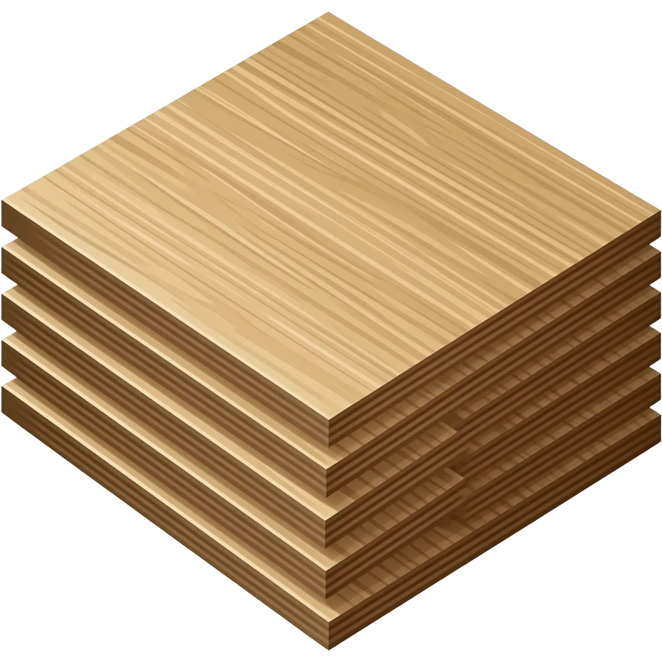 mdf sheets (less than 10) stacked emoji