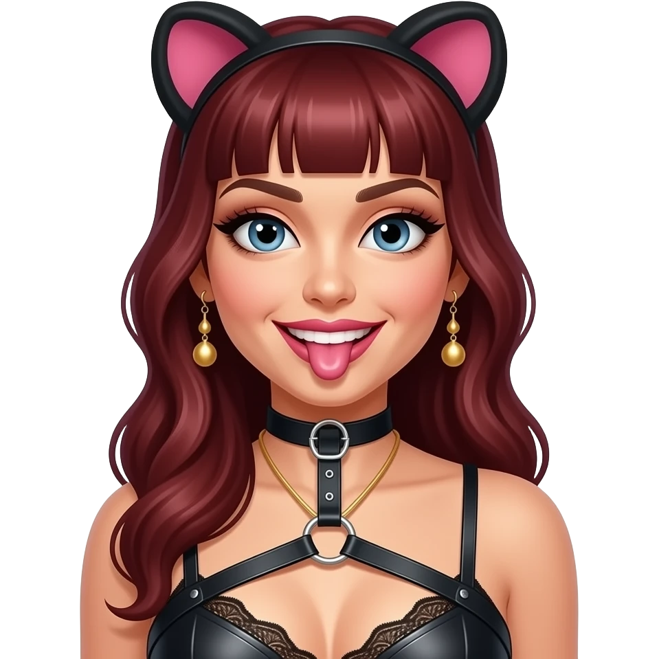 Femdom strap on pegging emoji