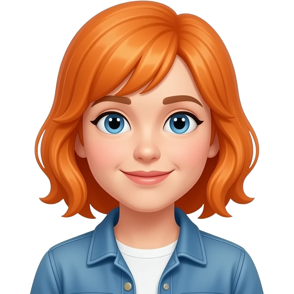 saçımı turuncu yap emoji