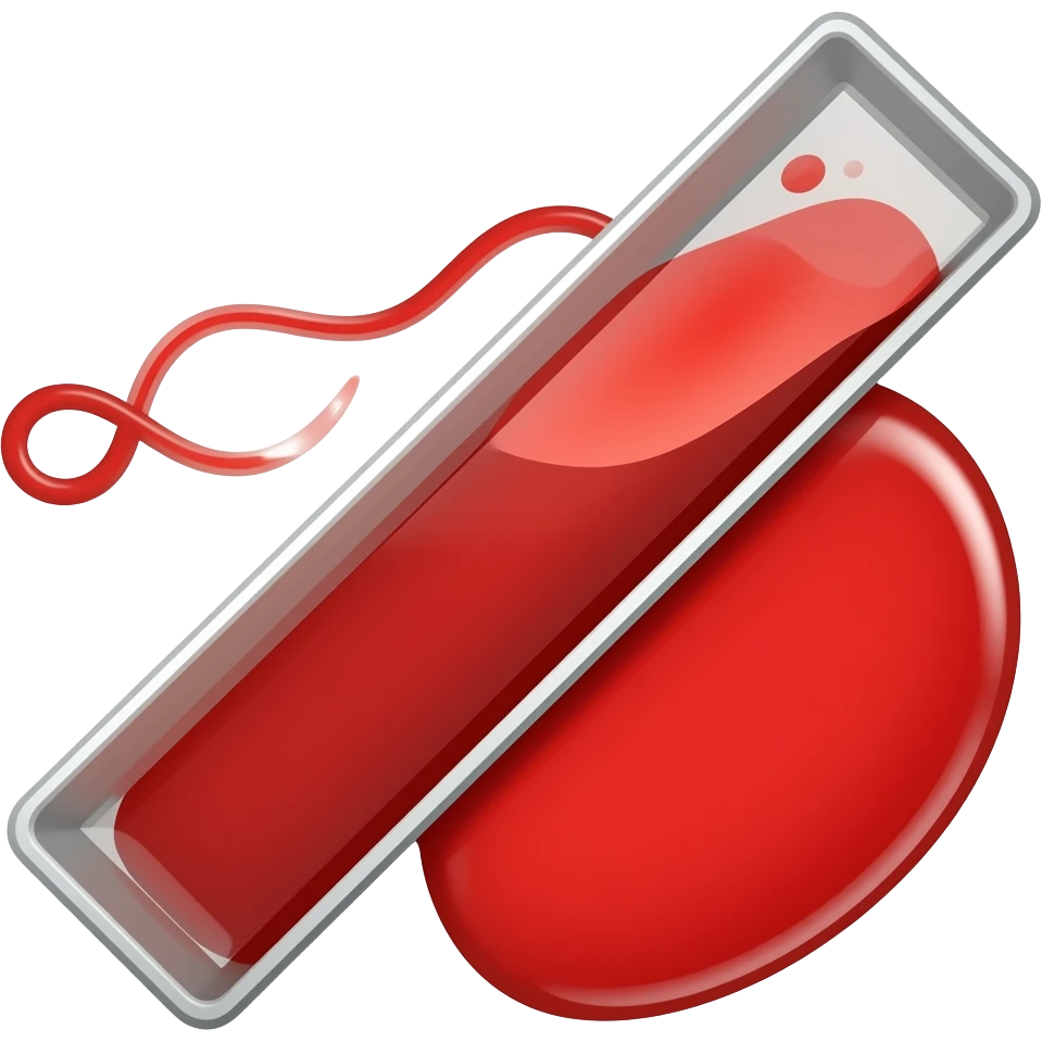 Blood slides emoji