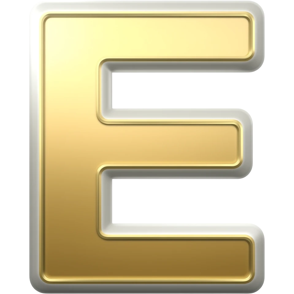 letra E emoji