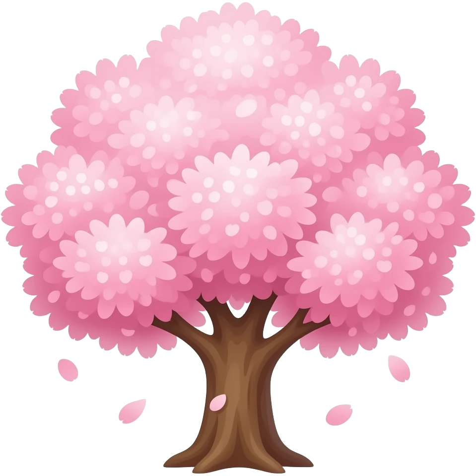 sun sakura emoji