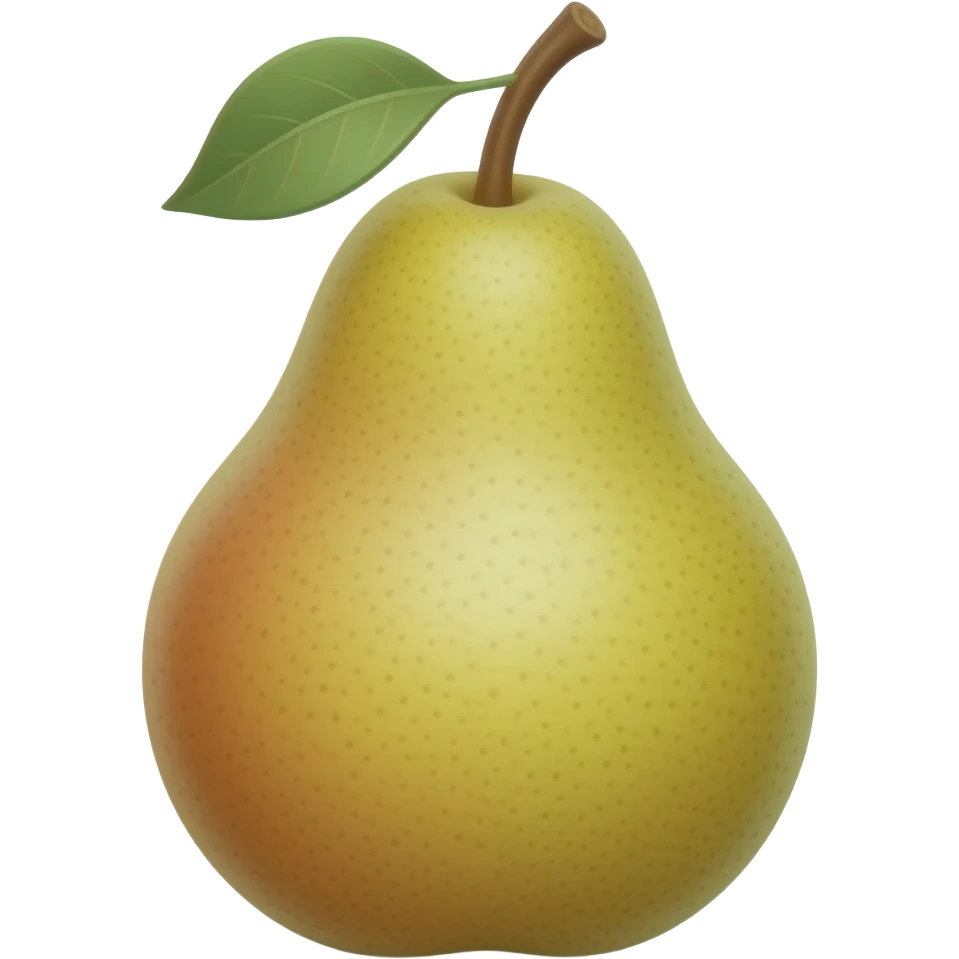 реалистичній груша emoji