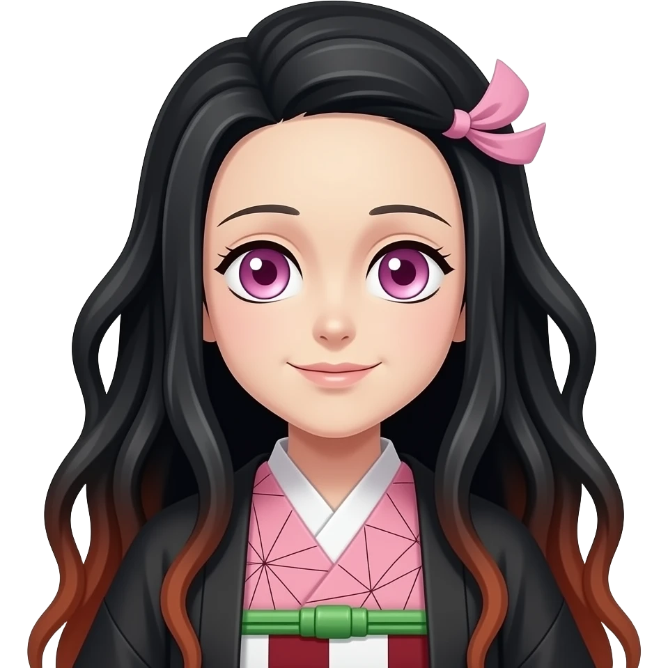 Que se parezca a Nezuco de Demon Slayer emoji