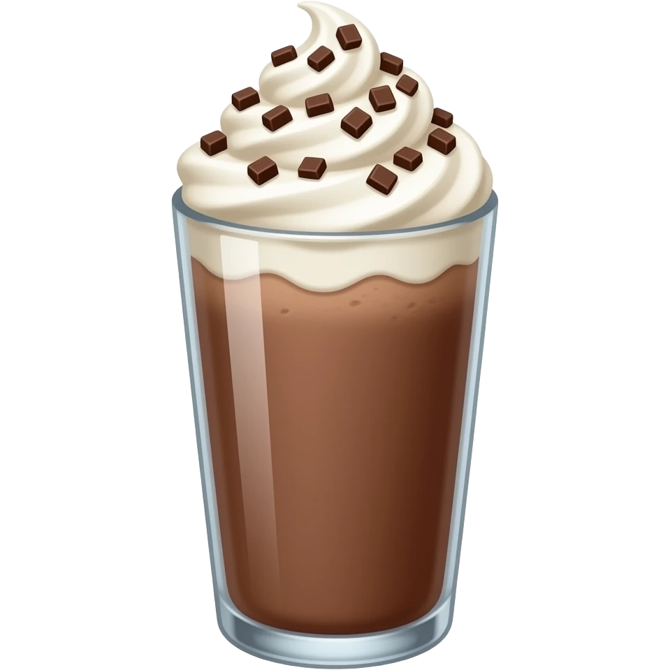 Chocolate Shake emoji
