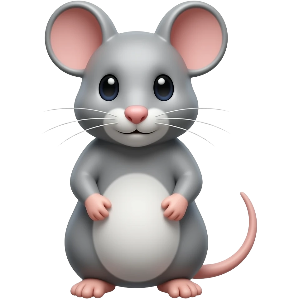 A mouse emoji