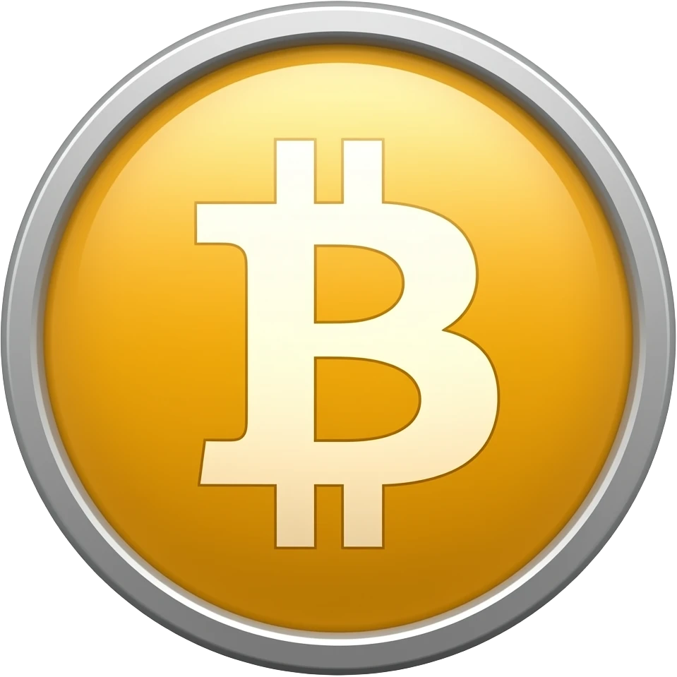 Bitcoin payment card without written things emoji