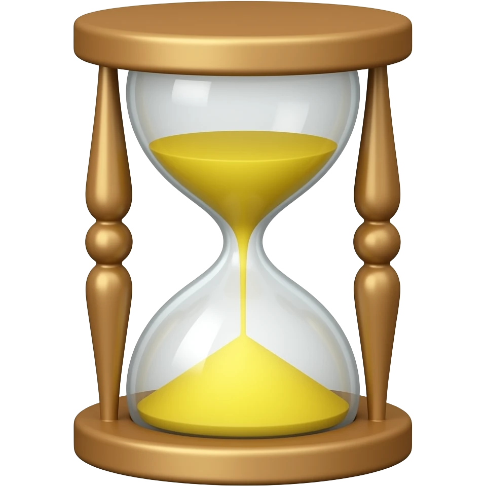 Hourglass emoji