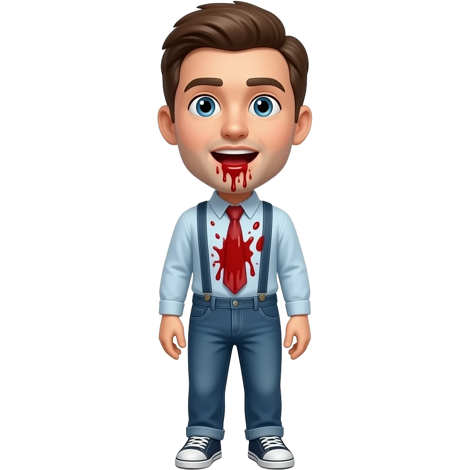 Blood squirting without hand emoji