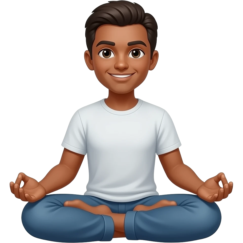 Meditate emoji