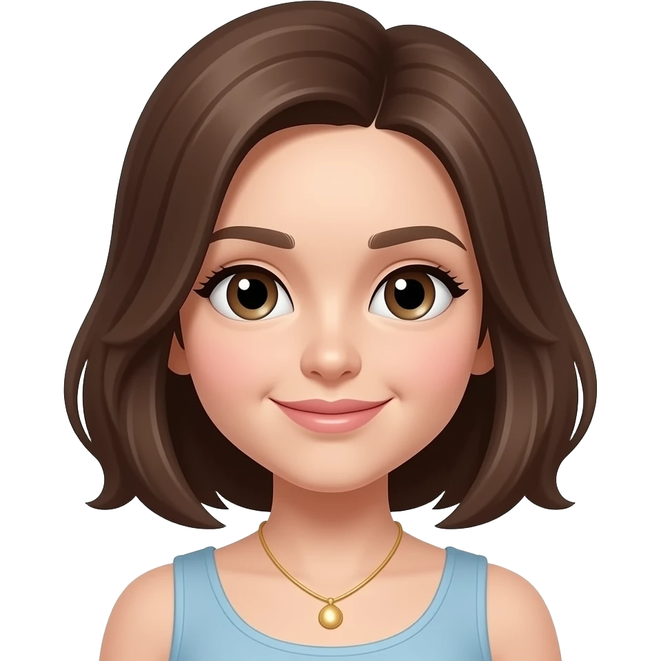 Cool girl emoji