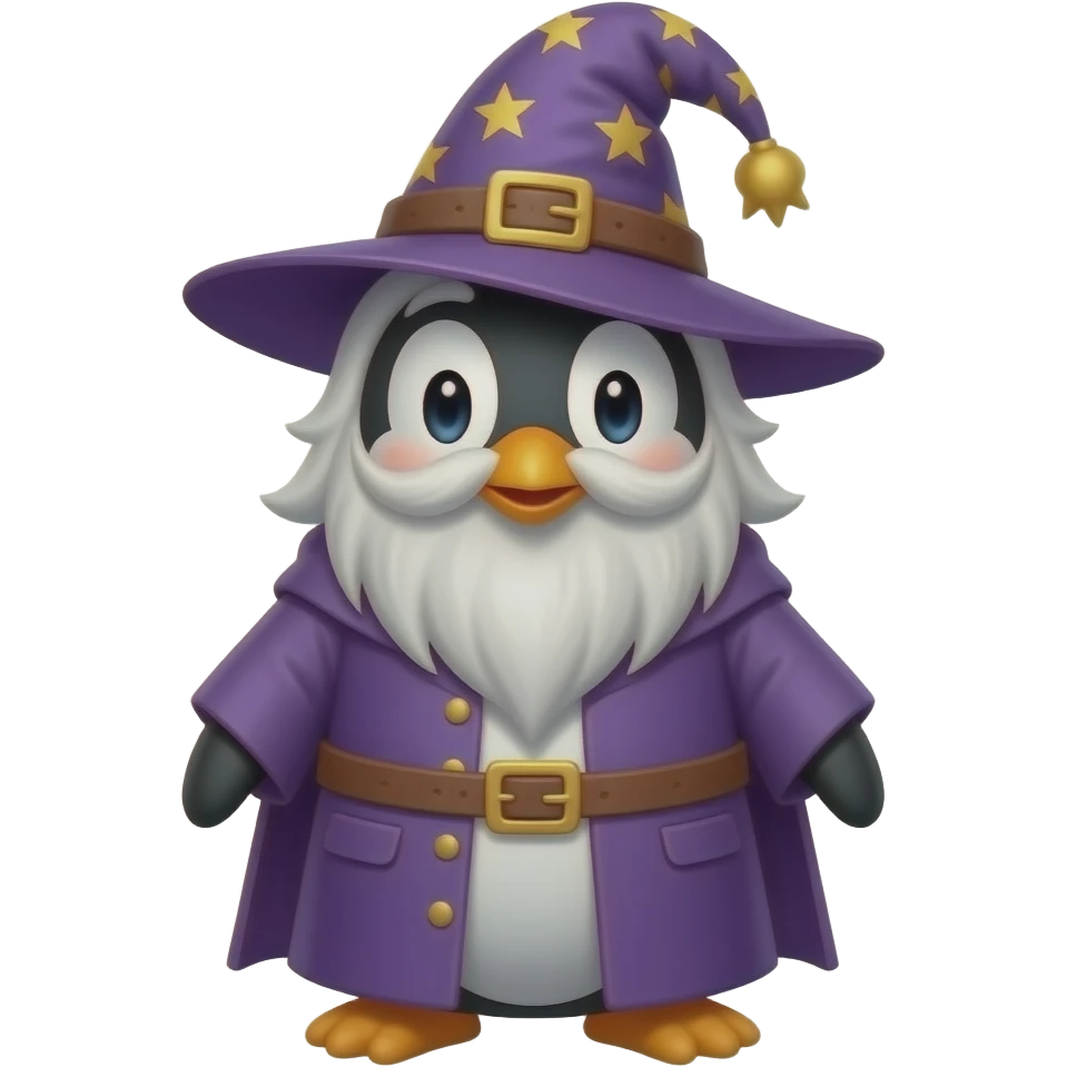 Penguin Wizard emoji