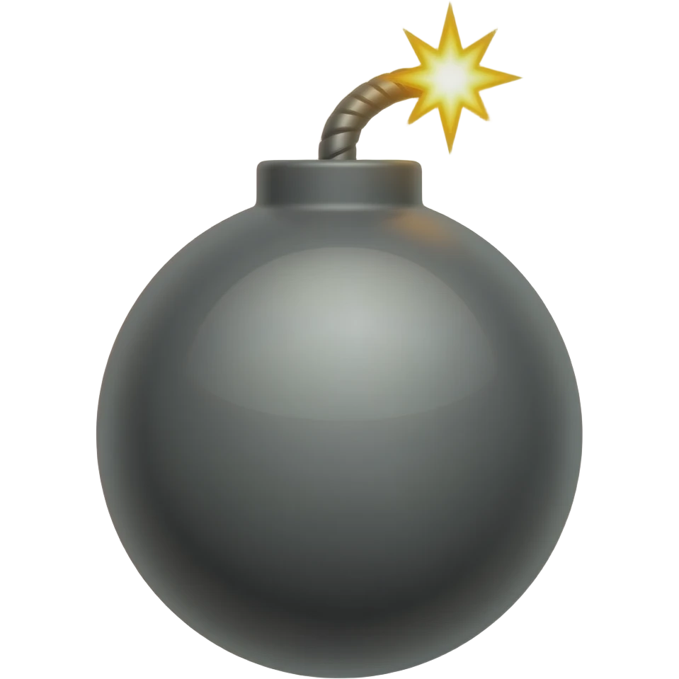 bomb emoji
