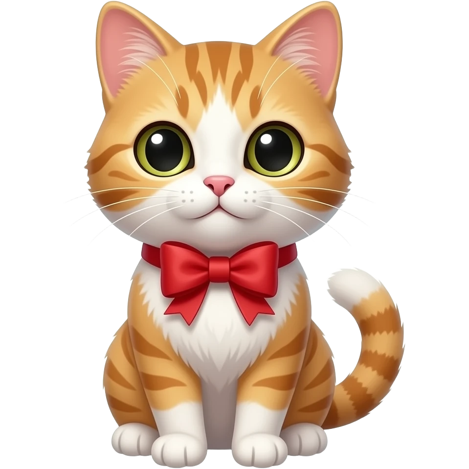 🐈+🎀 emoji