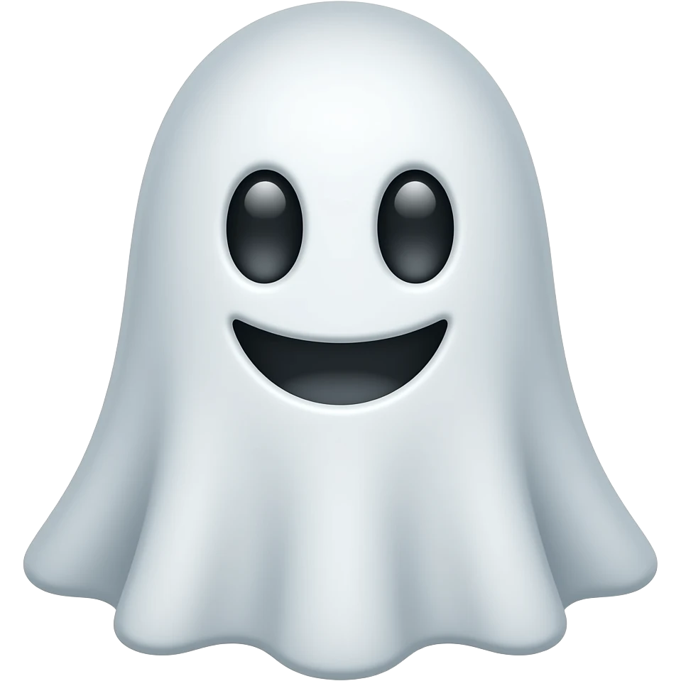 smiling ghost\ emoji