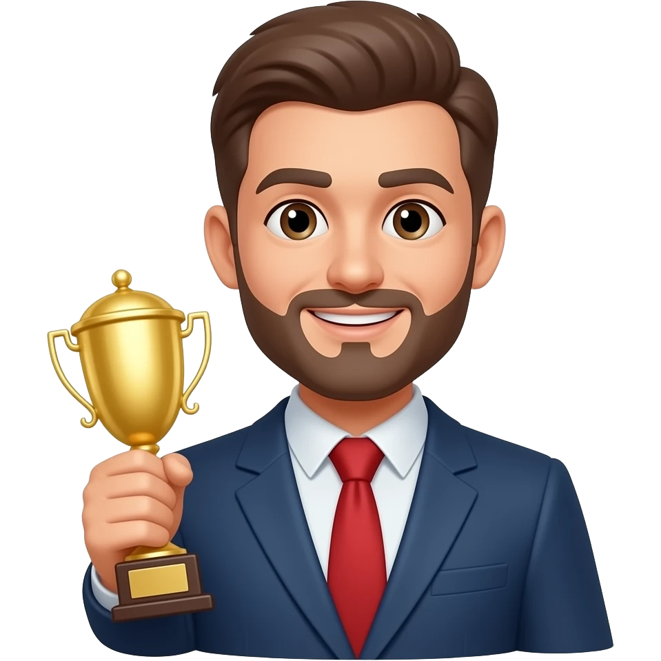 You are the best award emoji