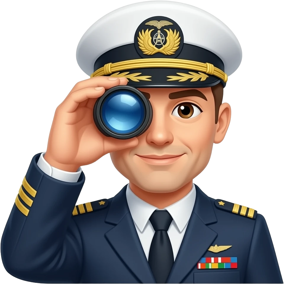 captain with scope emoji
