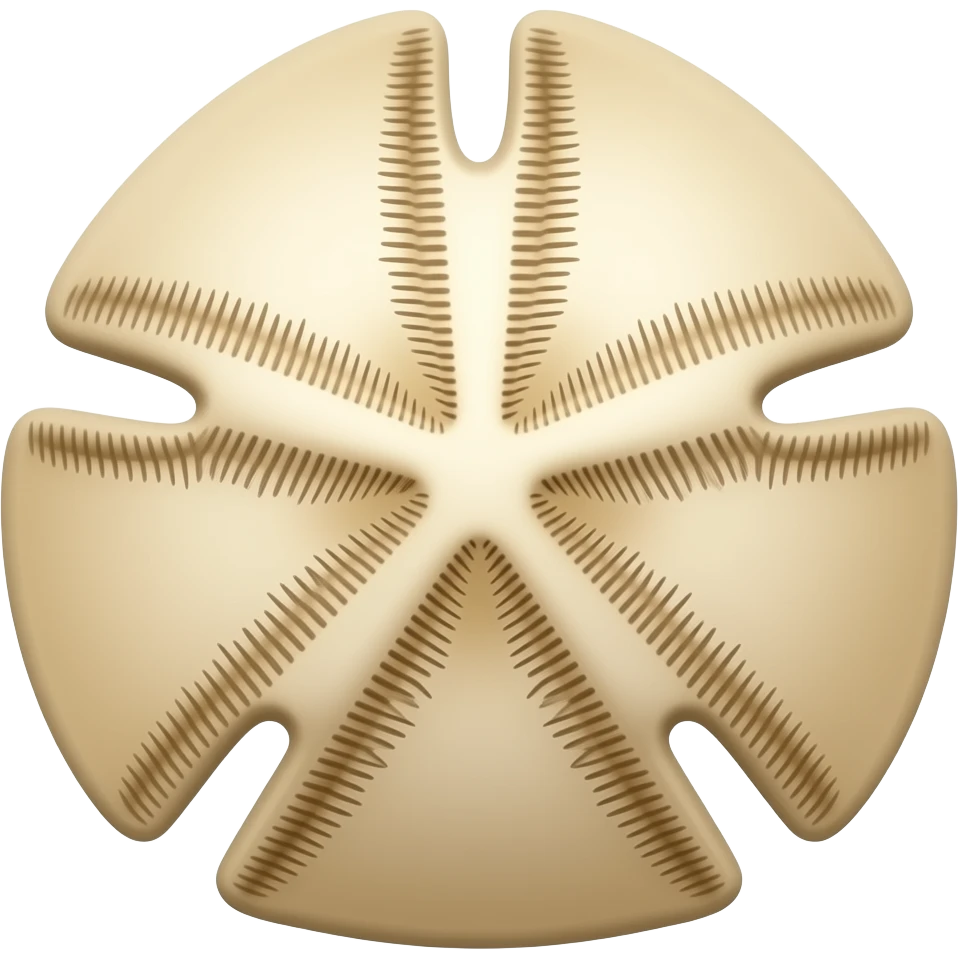 Sand dollar emoji