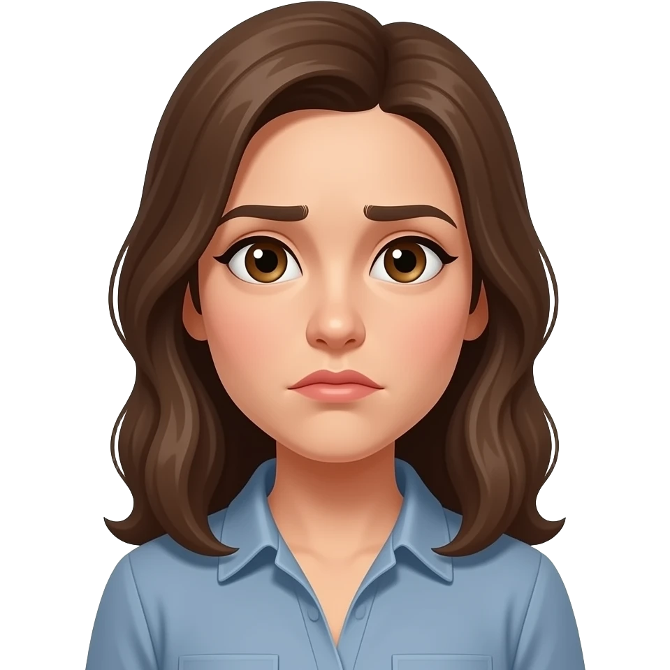 woman suspicious  doubt emoji