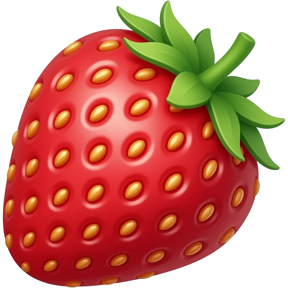 flat strawberry emoji