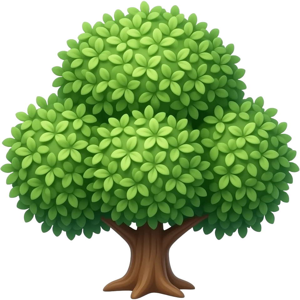 3d tree emoji