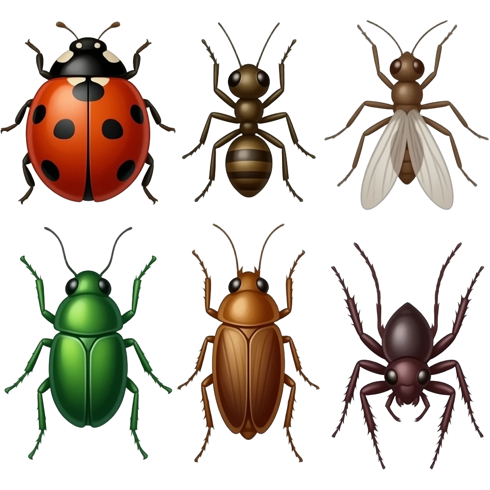🐞🐛🐜🦟🪲🪳🕷️ emoji