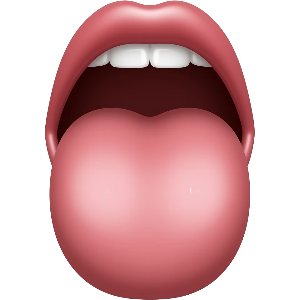 Penis inside mouth emoji