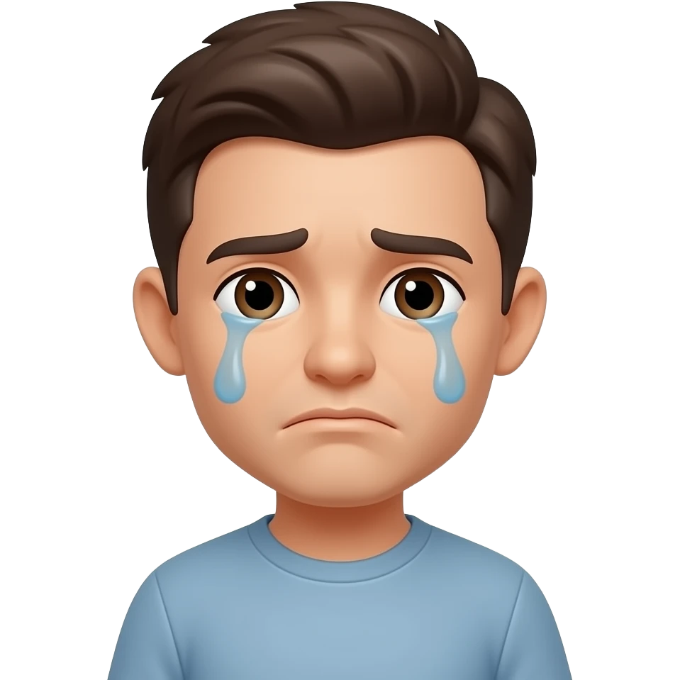 emoji that is sad but not crying emoji