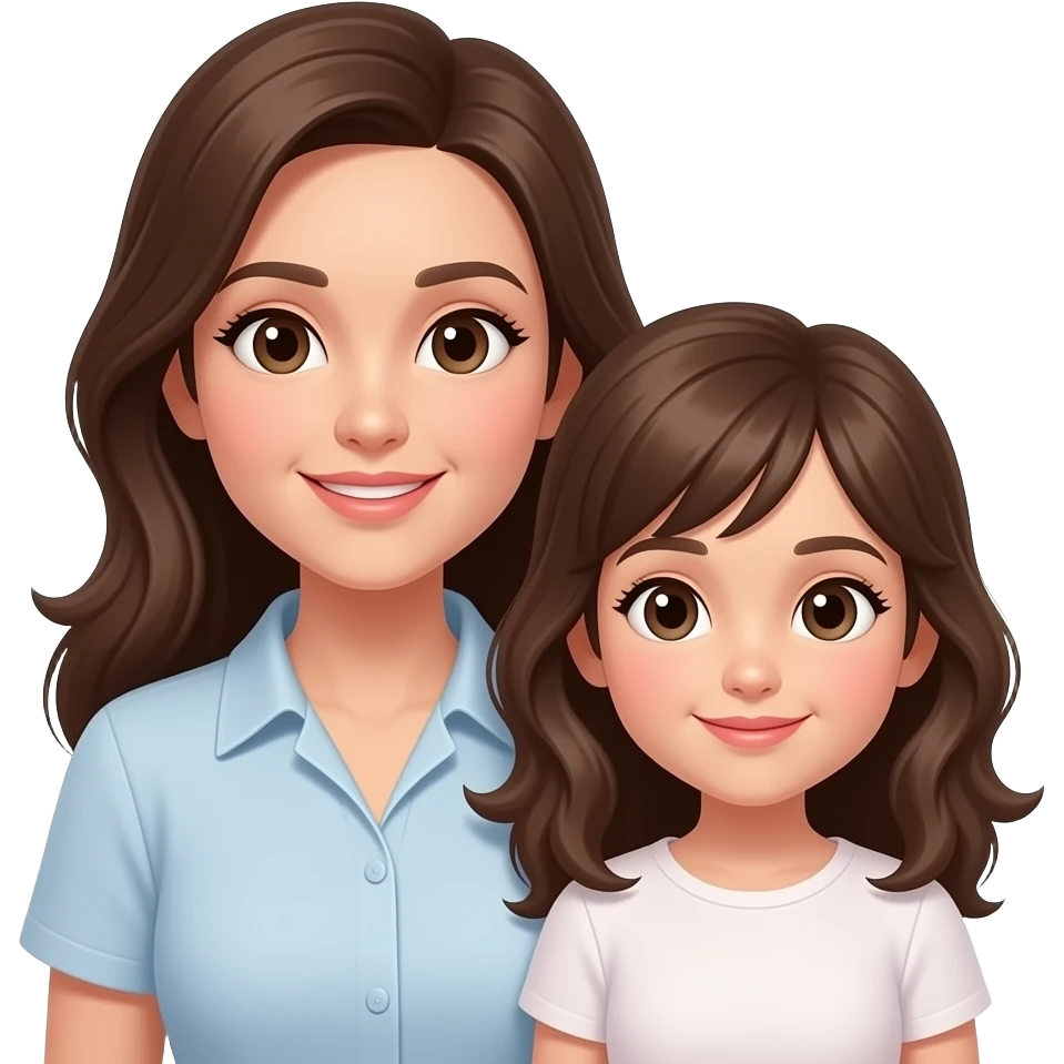 Madre e hija emoji