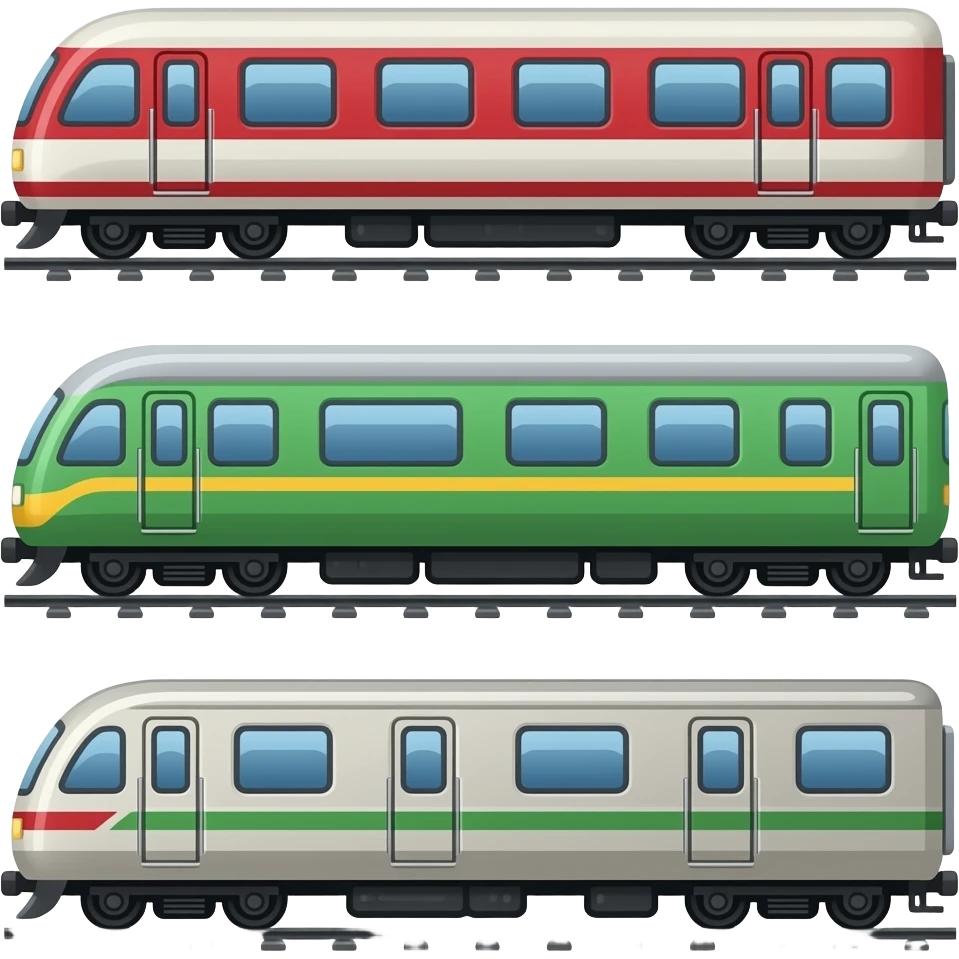 🚂🚃🚃🚃 emoji