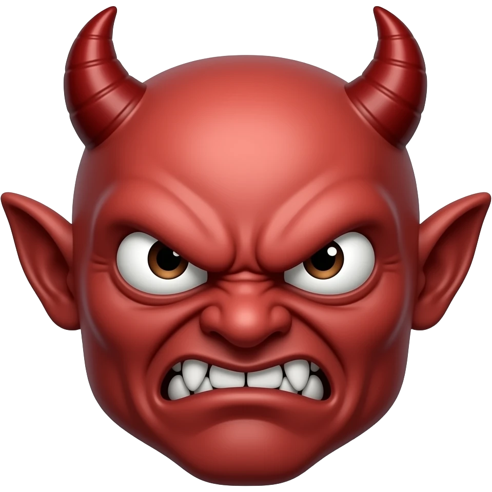 mean evil devil angry twisted emoji