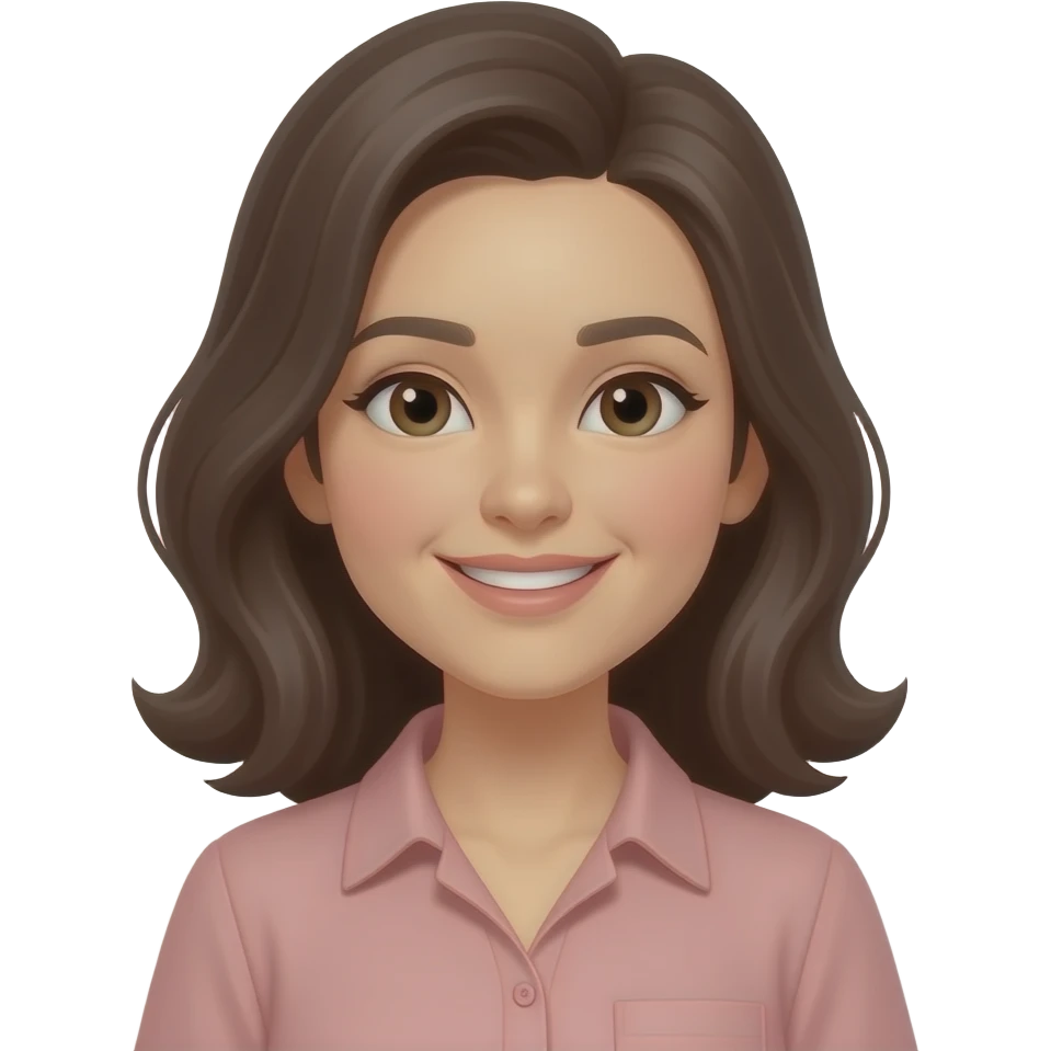 женщина спокойная и улыбается emoji
