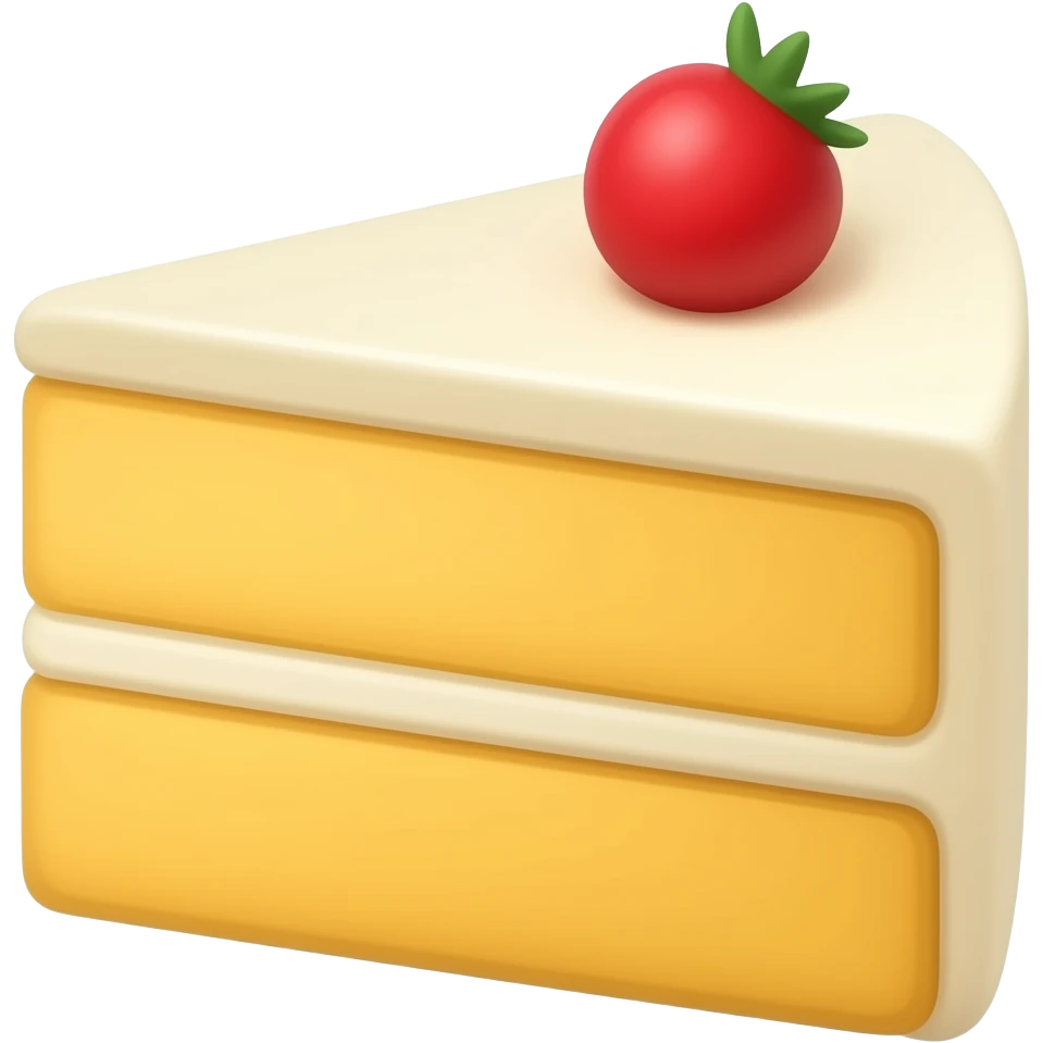 Yellow Cake emoji