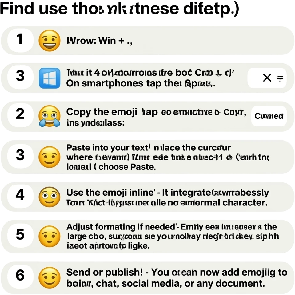 How to use this emoji in any text? emoji