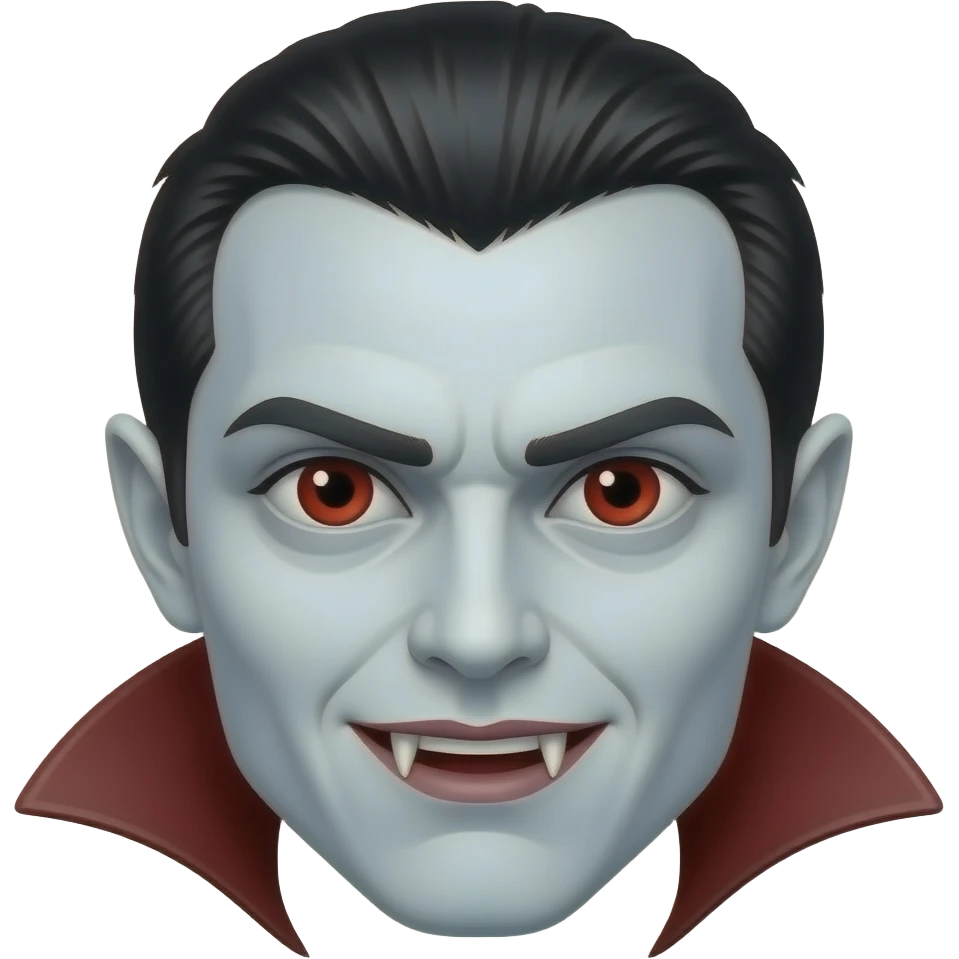 Vampire face emoji