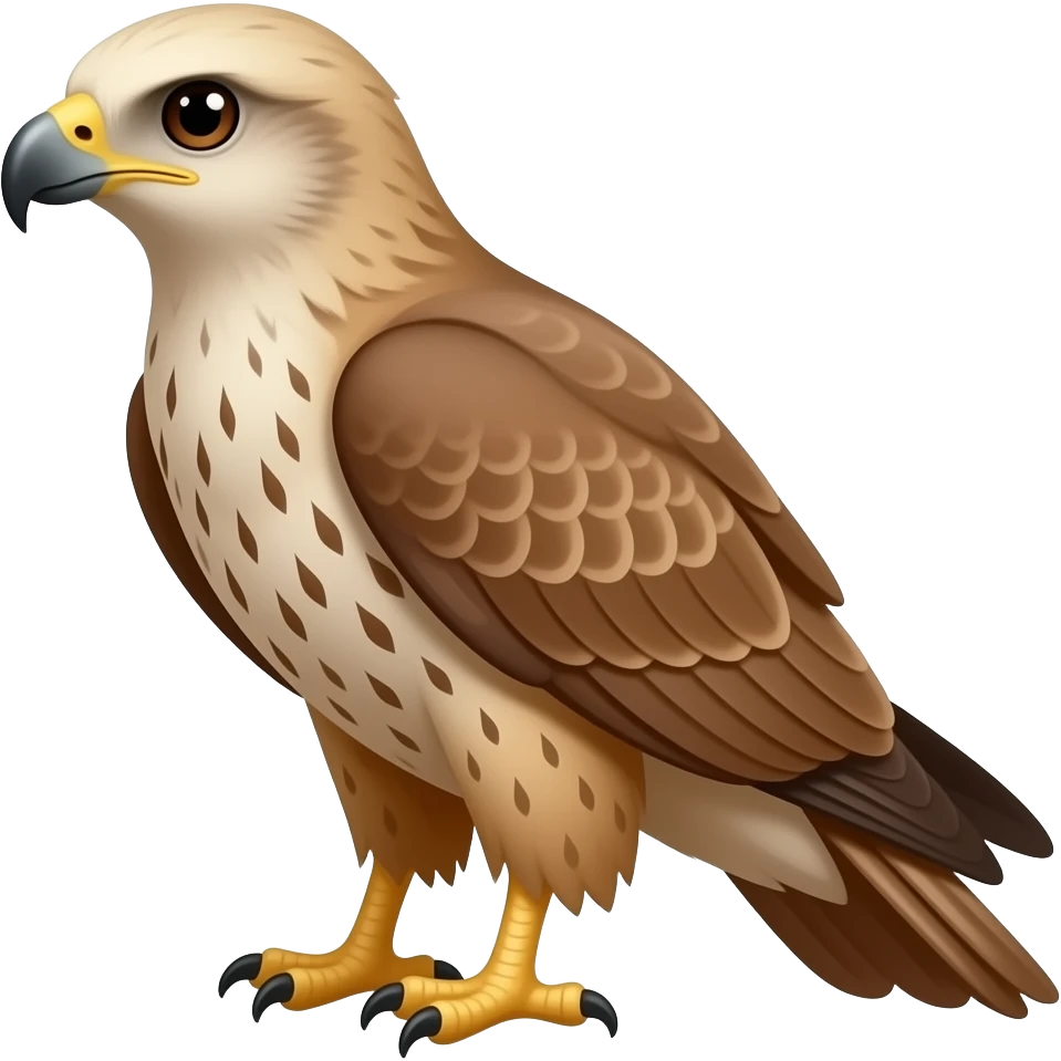 red hawk emoji