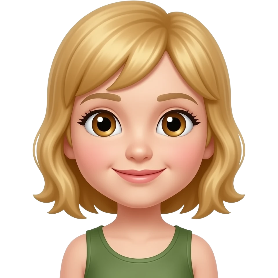 Myrtille avec des yeux mignons emoji