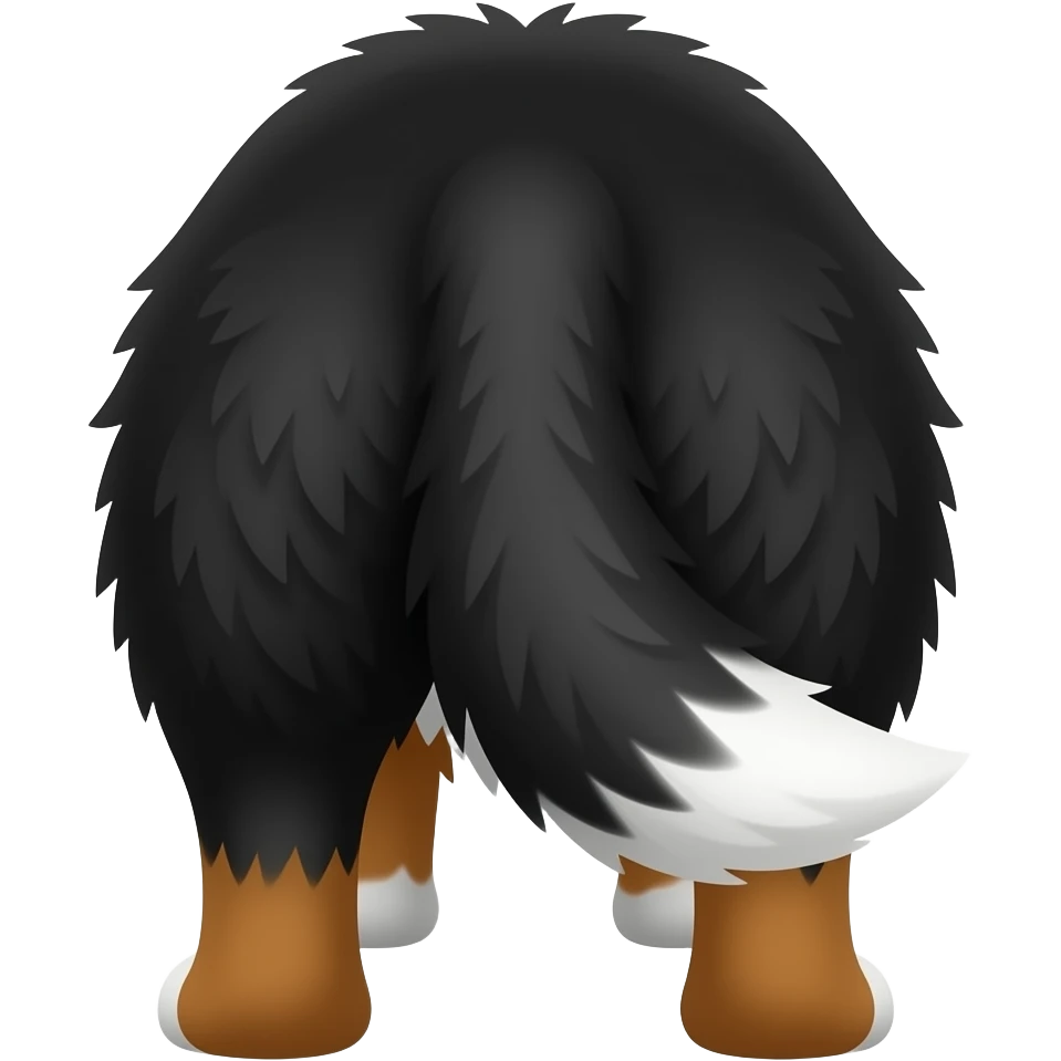 Bernese bum emoji