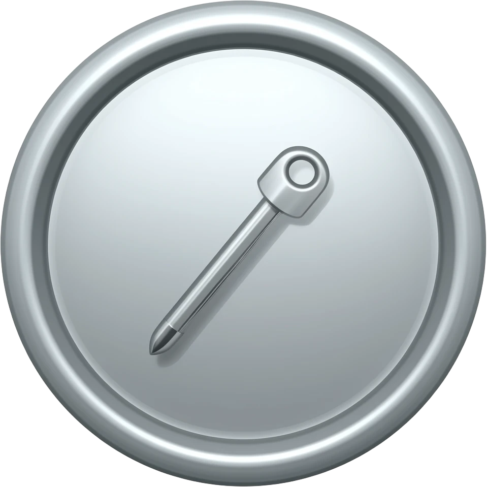 pin badge, pin emoji