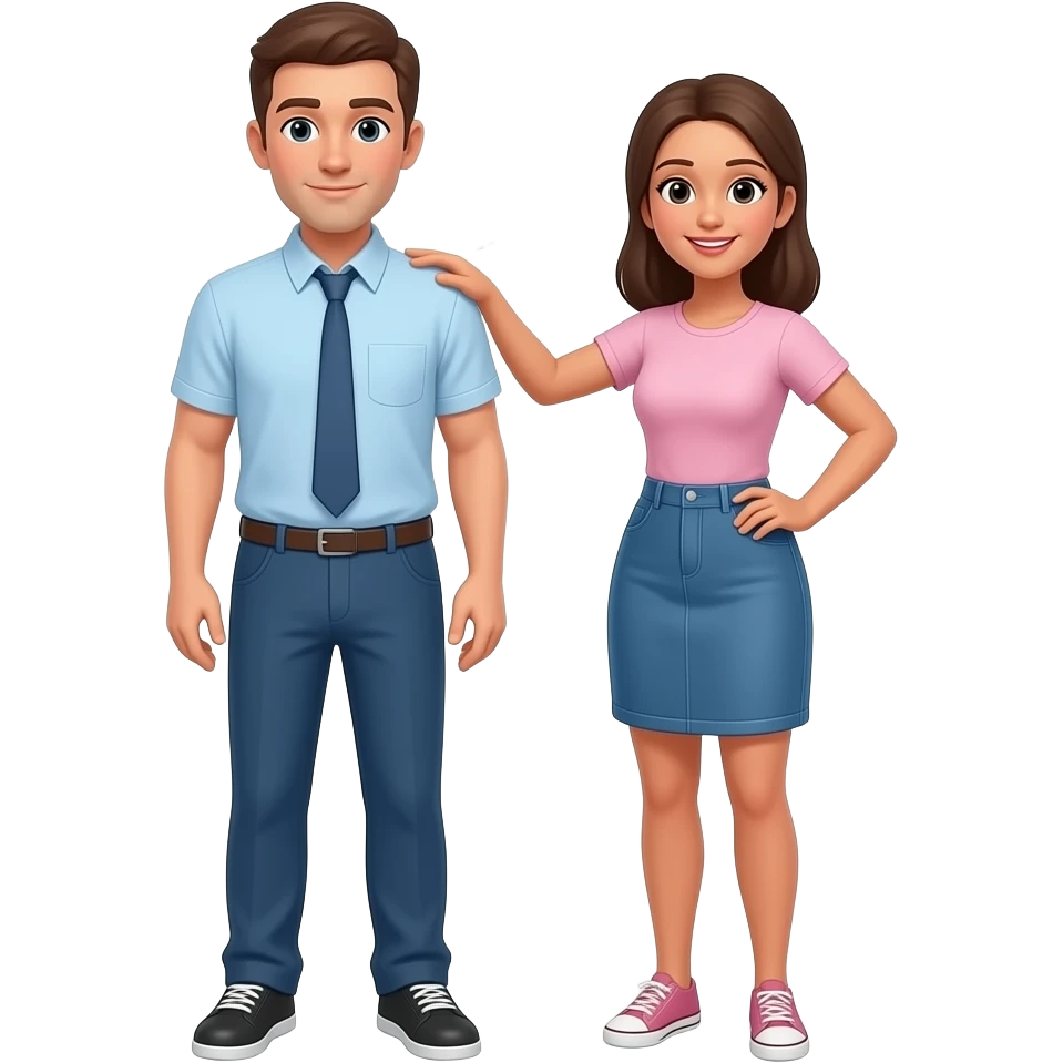 Man getting spanked by a woman emoji